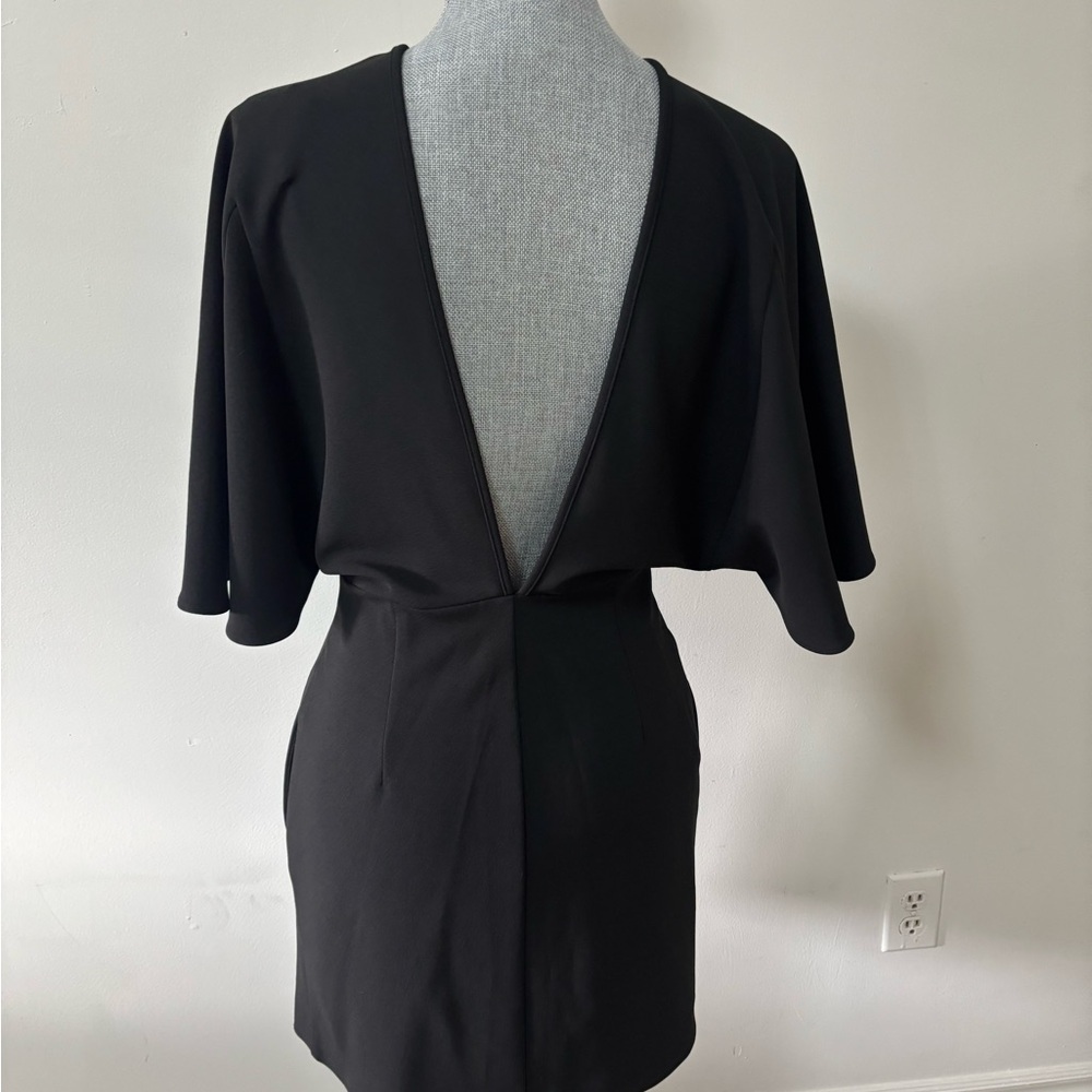 LOVE merci Italia Open Back Black Mini Dress